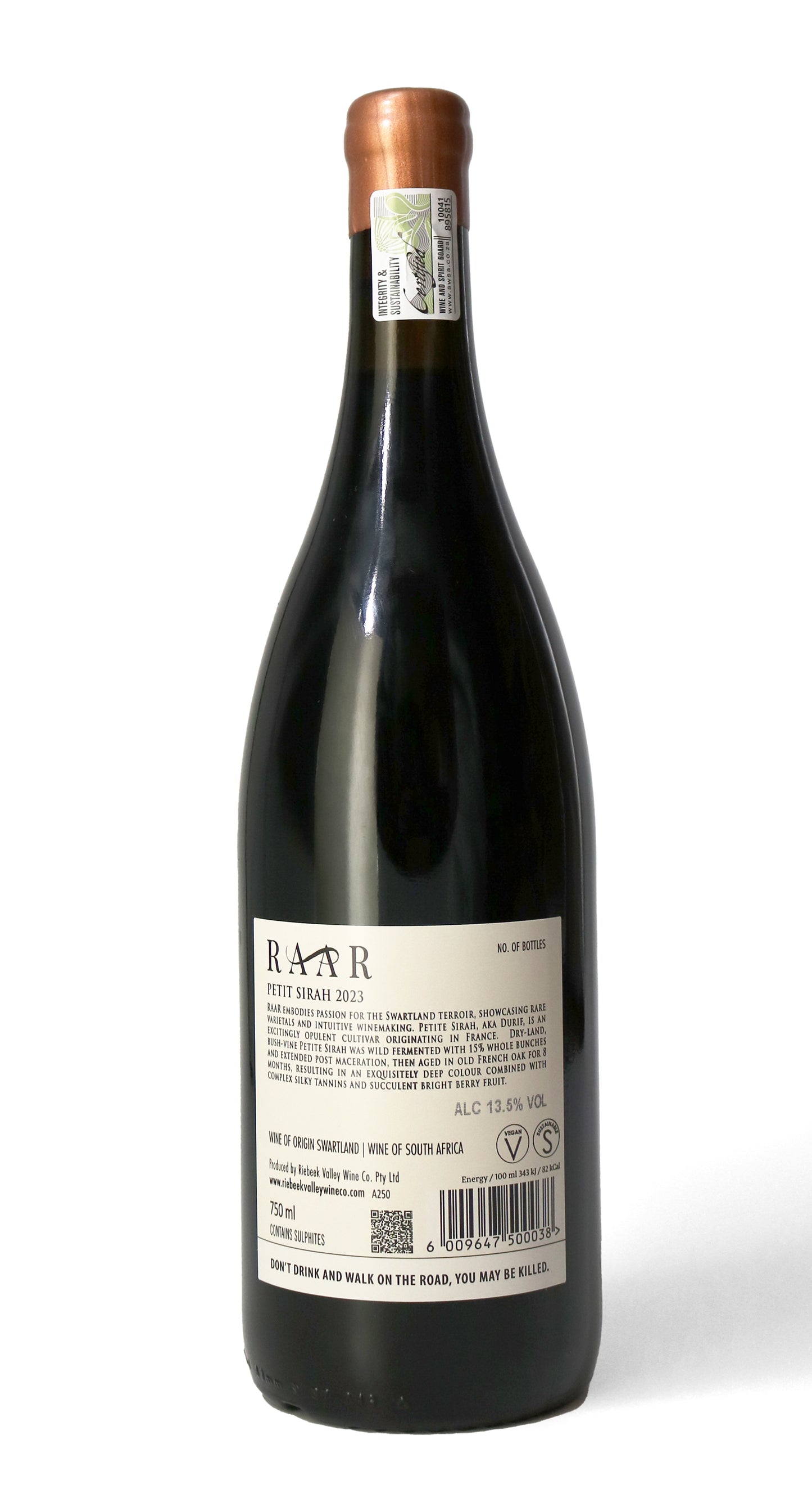 Riebeek - Petit sirah - Raar - 2023