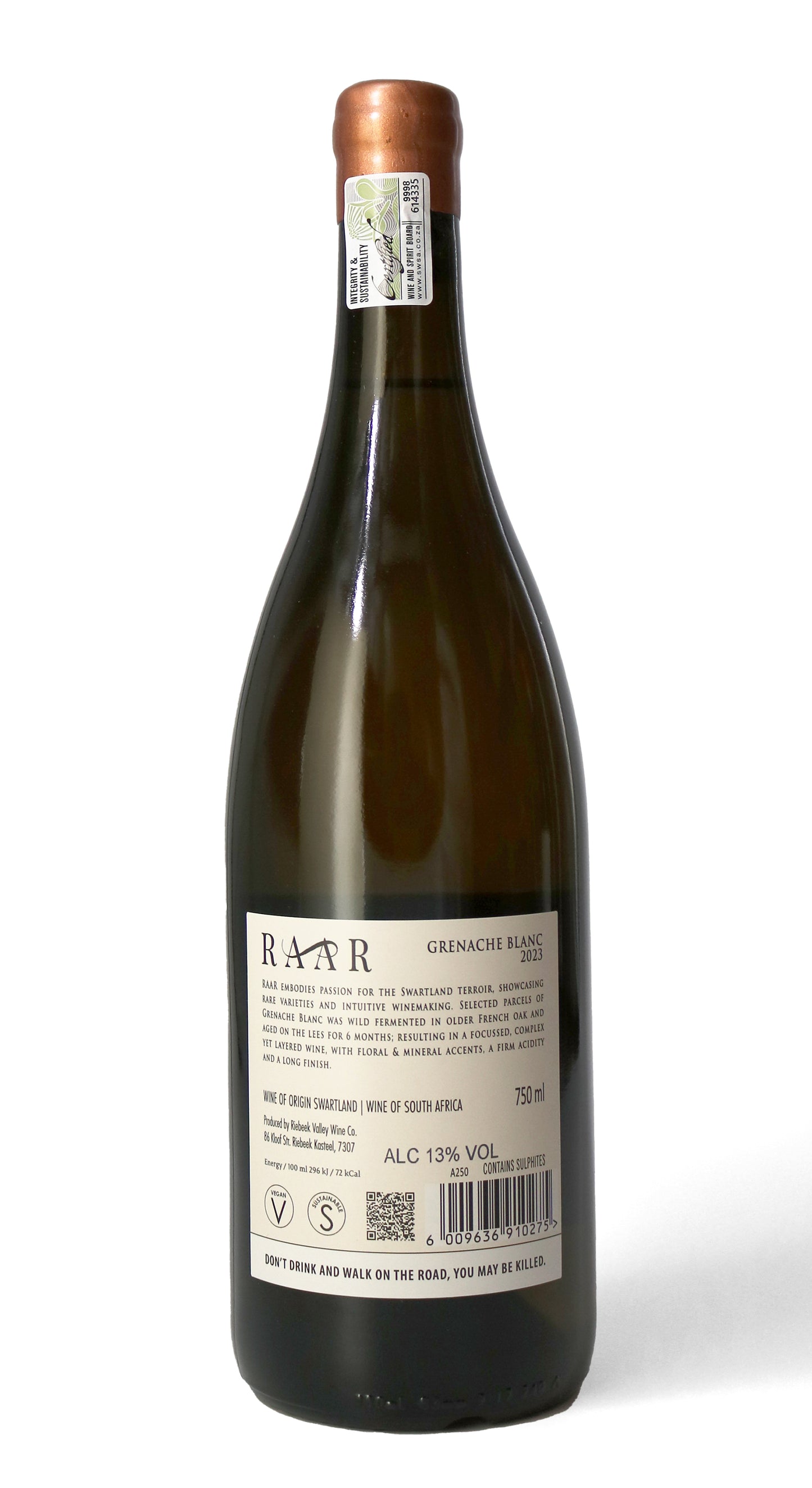 Riebeek - Grenache Blanc - Raar - 2023